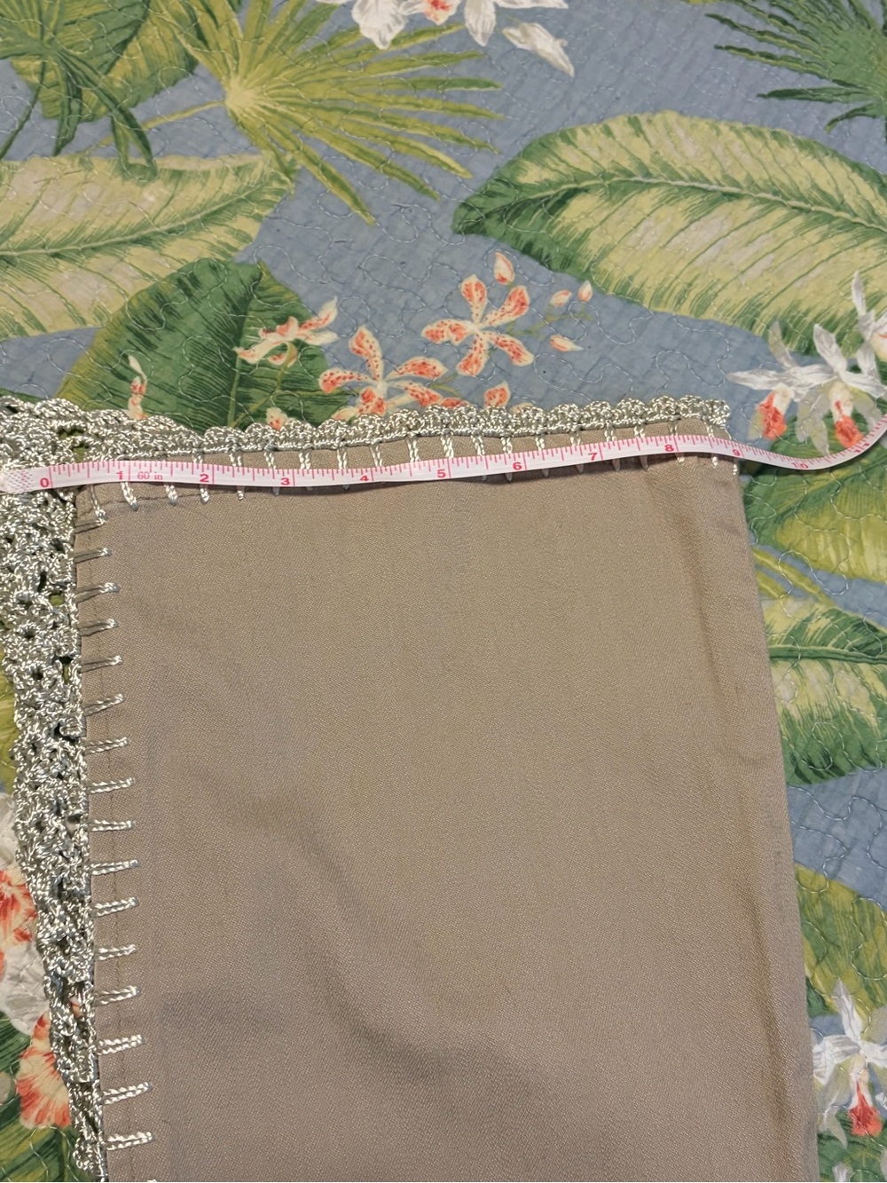 Vintage Crest Tan Embroidered Flare Pants - Picture 13 of 14